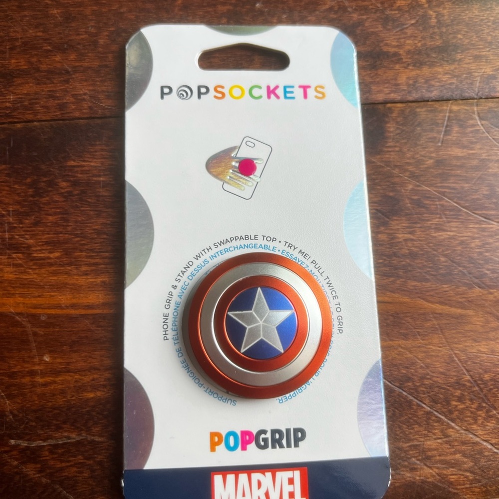 PopSocket Marvel Captain America Shield PopGrip